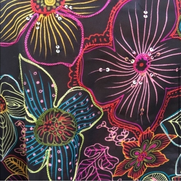 Coldwater Creek Embroidered Button Down Top - Picture 3 of 5